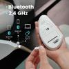 Perixx Ergonomic Mouse 3 Simultaneous Connection Bluetooth Wireless White PERIMICE-813W Multi-device 2.4G (Multi-device)