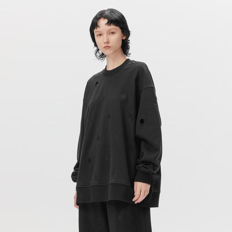 JNBY 23 Autumn Cotton Loose Round Neck Sweatshirt