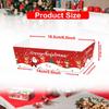 Weihnachten Papier Lebensmitteltablett Weihnachten Papier Lebensmittel Serviertablett Snack Süßigkeiten Behälter Servierschalen für Restaurant Küche Picknick