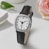 2 Pezzi Orologi Donna Orologio di Coppia Orologio da Polso al Quarzo Donna Orologi in PU Lether Orologio da Donna Regalo per Festival relogio feminino