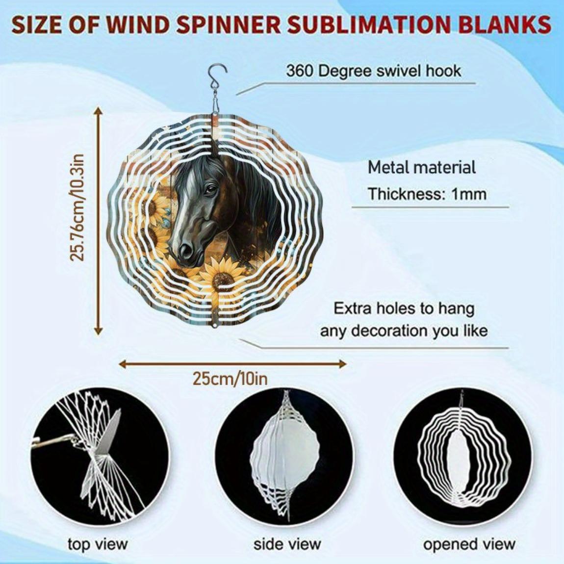 

Металлическая музыка ветра 3D дизайн лошади с подсолнухами осенними листьями для декора уличного сада не требует питания подарок для любителя лошадей