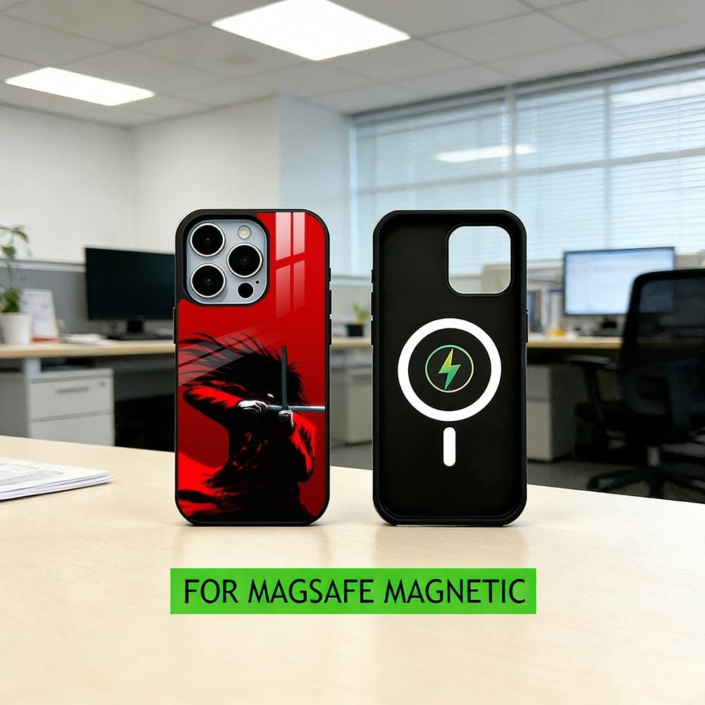 A-Alucard H-Hellsing Anime Phone Case For iPhone17,16,15,14,13,12,11 Plus,Pro Magnetic For Magsafe Wireless Charging