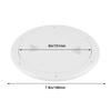 Boat-Ready 6in Deck Plate ABS Non-slip Surface Boat Inspection Hatch Cover White Round Boat Deck Kayak