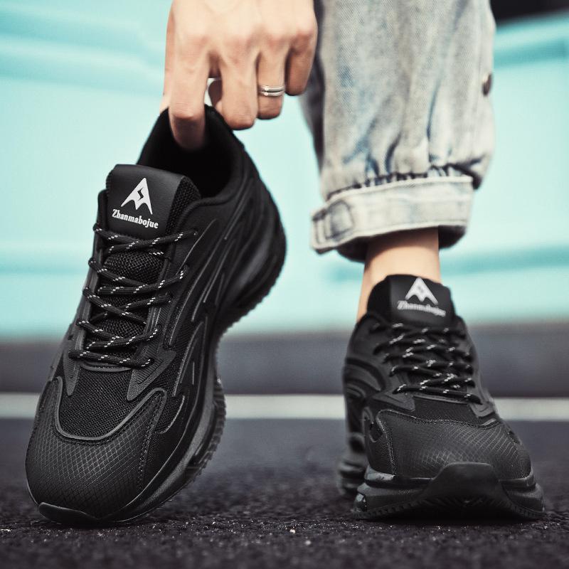 Fashion Platform Sneakers Men Cover Bottom Board Shoes for Men Fashion Casual Shoes Men Leather Breathable Internal Increased Flat Shoes