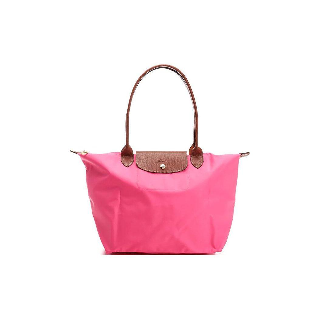 LONGCHAMP Canvas With Leather Trim Dumpling