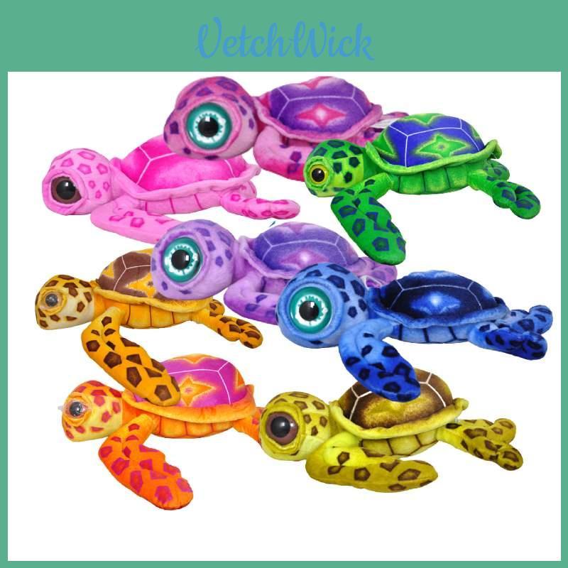 New Creative Short Plush Sea Turtle Stuffed Animal Toy For Living Room