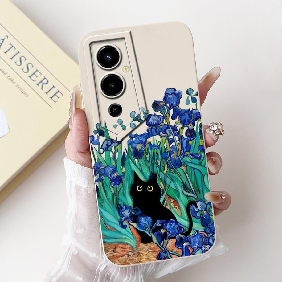 For Tecno Pova 4 LG7n Case Lovely Cartoon Camera Lens Protective Silicon Cover For Tecno Pova 4 Pro LG8n Funda Pova4 4Pro Bumper