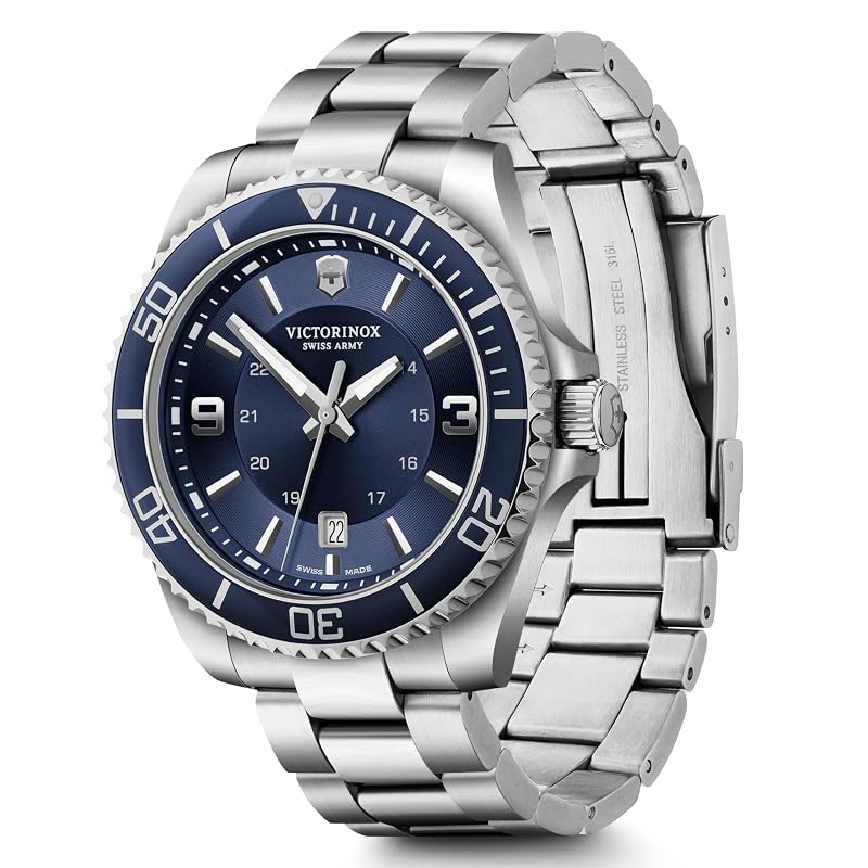 VICTORINOX MAVERICK LARGE Watch, Blue, 242007 [Domestic Genuine Product] 5-Year Warranty
