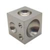 Multi Cavity Carbon Steel Dapping Block Professional Jewelry Dapping Tool Practical Carbon Steel Square Block for Crafts
