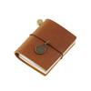 Genuine Leather Traveler's Notebook Mini Size Leather Notebook Gift Loose-leaf Notebook  For Notes