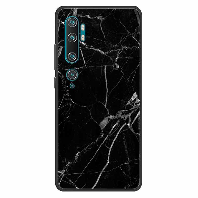 For Xiaomi Mi Note 10 Case Silicone Soft Owl Lion TPU Fashion Back Cover For Xiaomi Mi Note10 Cases Protective Printed Covers