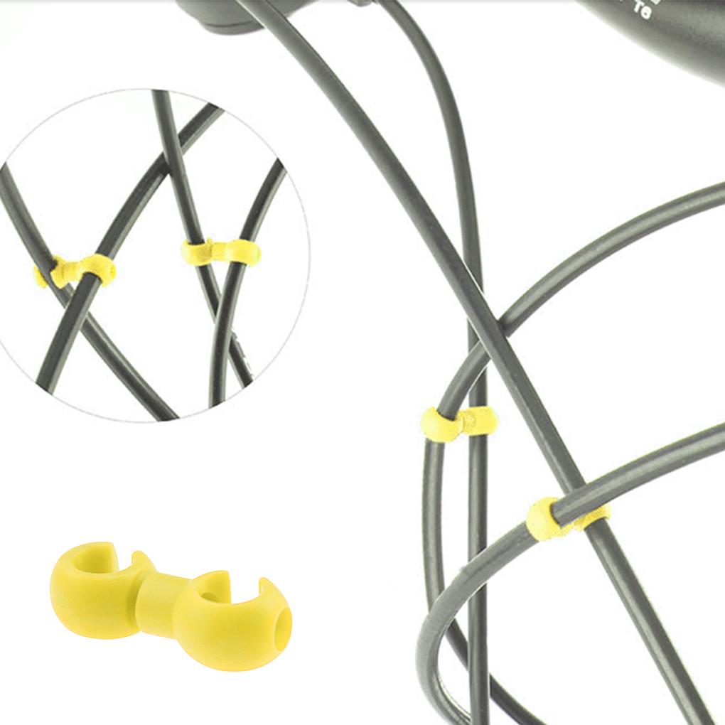 10 Pcs/set Brake Cable S Style Clips Buckle Hose Guide Bike