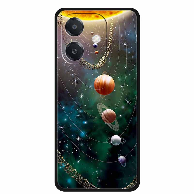For OPPO A5 5G Case A5 Pro 4G 5G Silicone Wolf Lion TPU Soft Phone Case For OPPO A5 Pro 5G Back Cover Cartoon Shockproof Shell