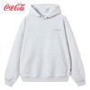 Coca-Cola Men's Gradient Plaid Stripe Heavyweight Hooded Sweatshirt