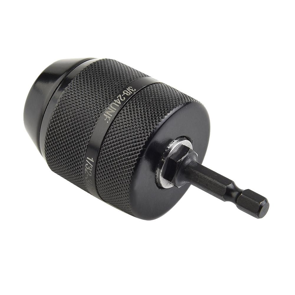 0.8mm-10mm Drill Chuck 3/8-24UNF Adapter Chuck Keyless