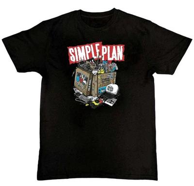 Rare Simple Plan Graphic Print Mens T-Shirt S-4XL