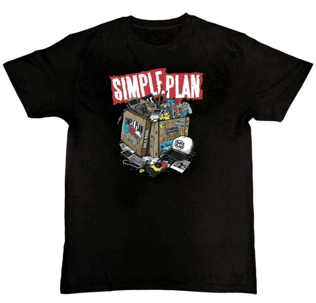 Rare Simple Plan Graphic Print Mens T-Shirt S-4XL M