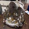 Gothic Skull Resin Rings Holder With Multifunctional Use As Jewelry Tray Or Ashtray