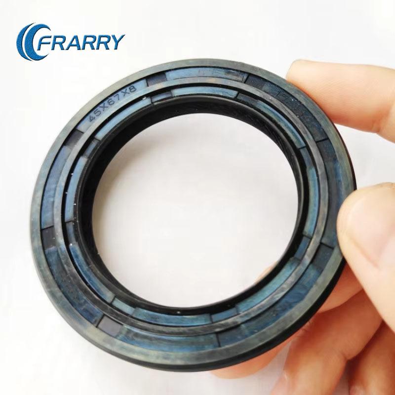Frarry - Silicone Rubber Engine Crankshaft Oil Seal 45*67*8 Oil Seal OE 1209970346 0109973347 FOR BEN-Z