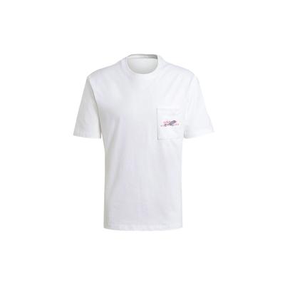 Originals Adv Pkt Logo Tee Round Neck Short Sleeve Men Tops White GN2365