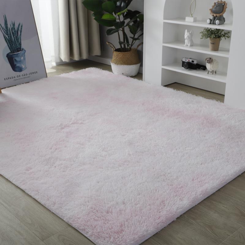 Four Season Household Tie Dyed Carpet Bedroom Plush Soft Comfortable Carpet Modern Simple Carpet Floor Mat
