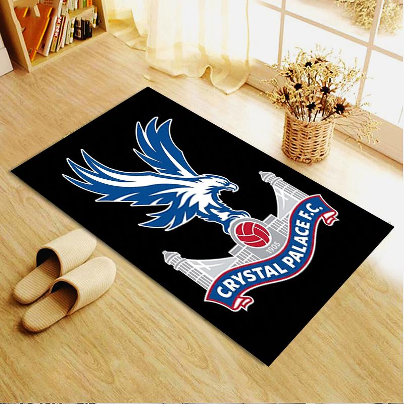 Crystal Palace FC Teppich für Wohnzimmer Schlafzimmer Zuhause Sofadekoration, Kinderspiel rutschfeste Bodenmatte