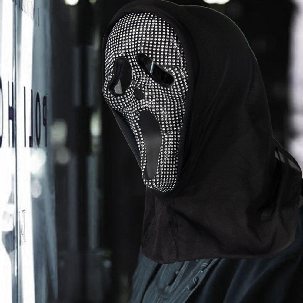 Entire Head Scream Ghost Face Mask Masquerade Masquerade Mask  Makeup Ball Costume Props