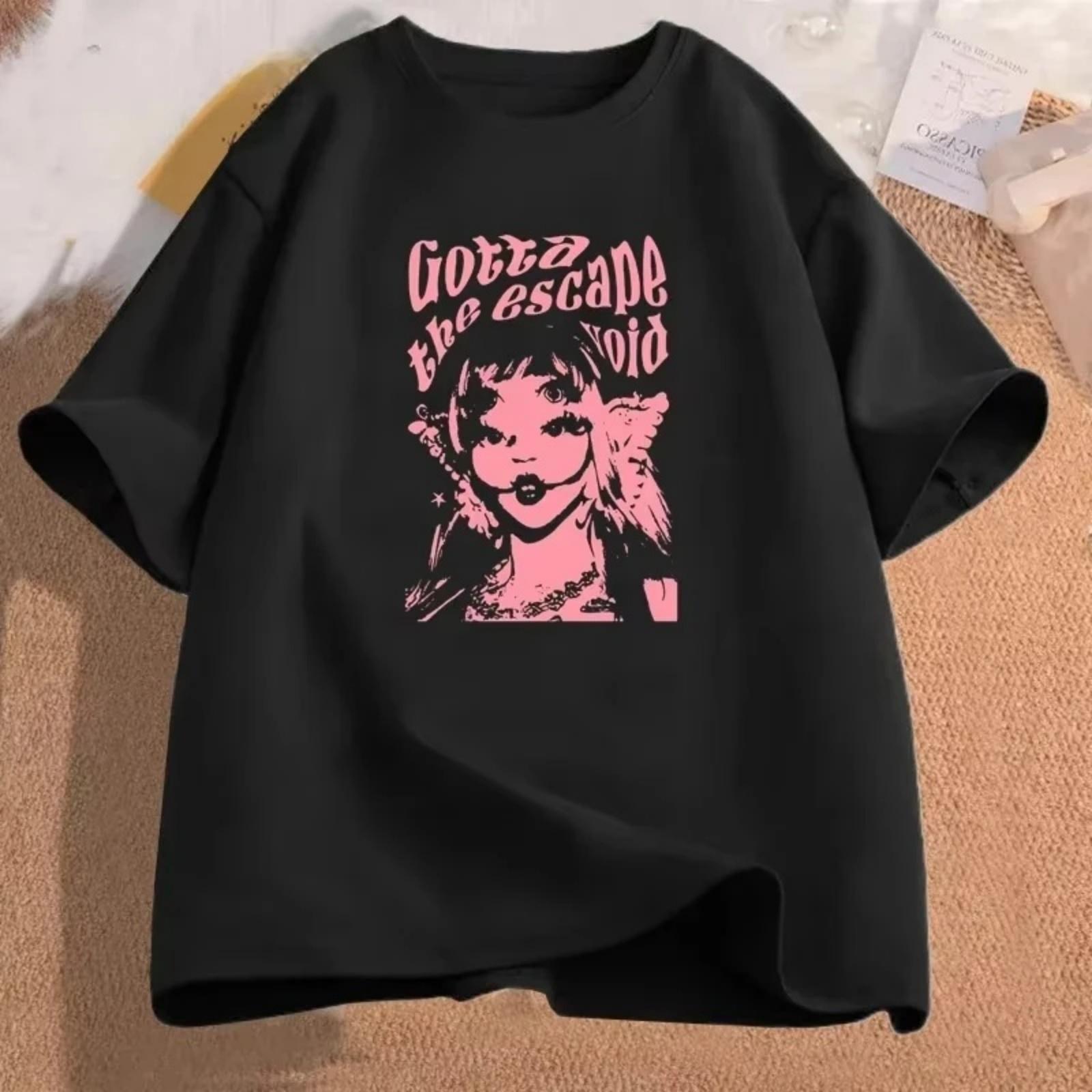 2025 T-shirts for Women and Men Cry Baby Concert T-shirts Short Sleeve Printed T-shirts Fun Women Summer Fashion XXXXXL разноцветный