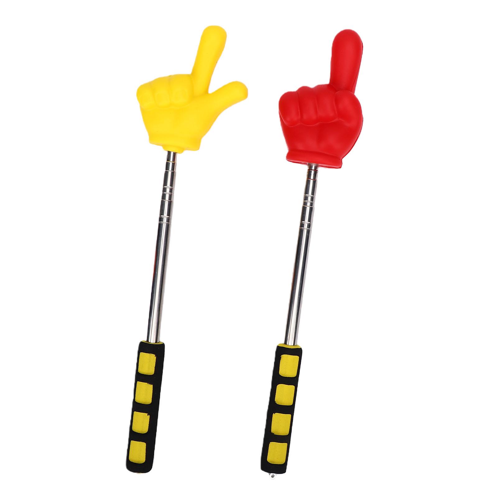 2PCS Telescopic Pointer Teacher Finger Stick for Classroom Presentations Training Meetings