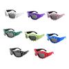 Hip Hop Sporty Sunglasses Stylish Unique Lightweight Sunglasses Futurists Shades Live Show Party Photo Props