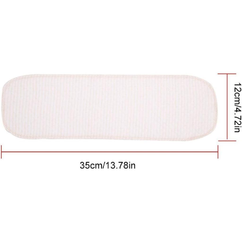Fdit 10 PCS Baby Nappies Cloth Diapers Inserts Washable Reusable Nappy Liners for Newborn Infant Kids Organic Cotton