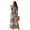 New Summer Fashion Printed Strapless and Waist-cinching Trousers and Jumpsuits for Women
