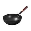 OLOFE 26cm Hand-Hammered Iron Wok
