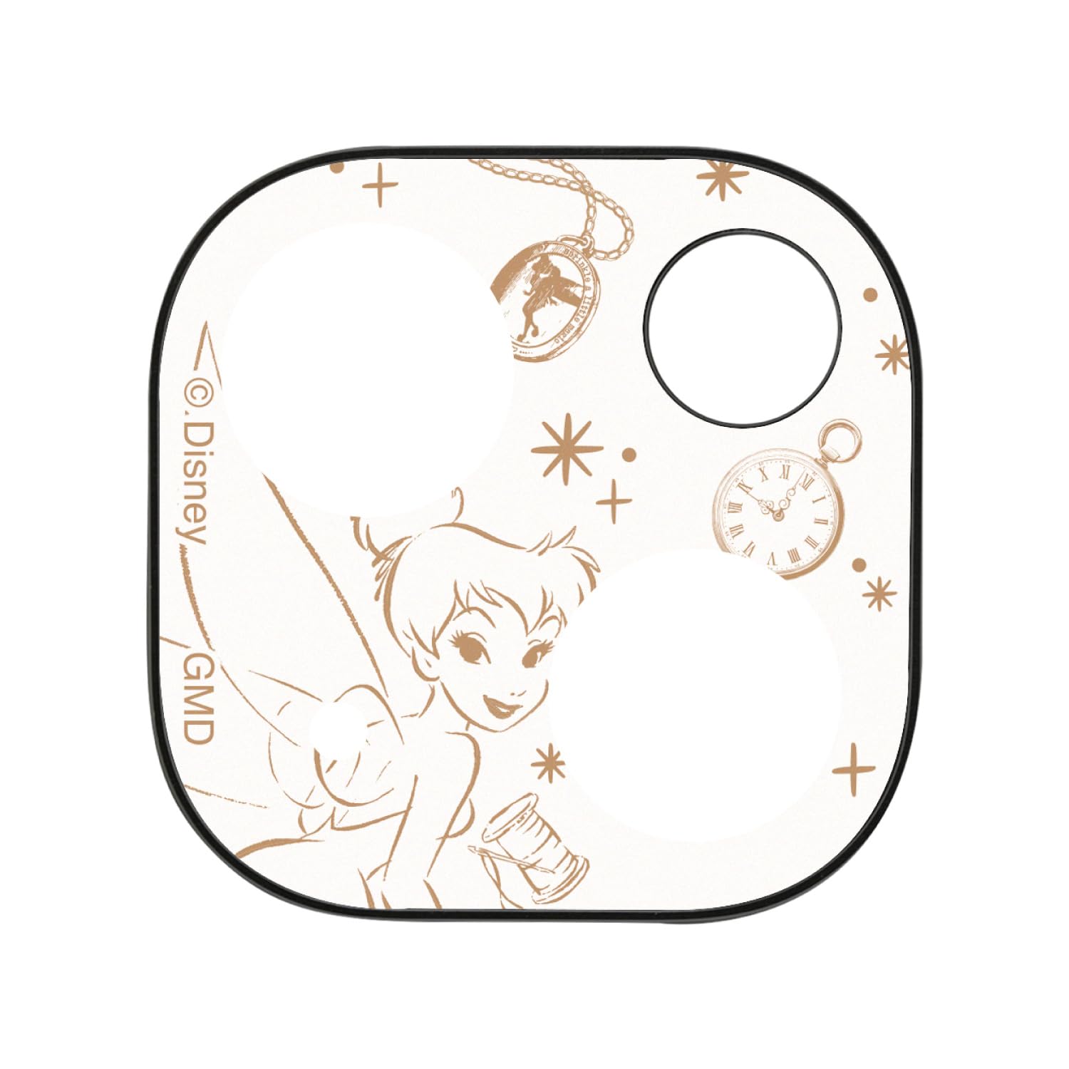 

Gourmandies Disney Character Camera Cover for iPhone Tinker Bell 15/15 Plus/14/14 Plus, (DNG-172TB)