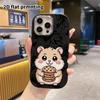 Phone Case: 2D Flat Design, Suitable for iPhone 18 17 16 15 14 13 Pro Protective Case, Cookie Hamster, Perfect Christmas and Halloween Holiday Gift