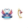 Acrylic Swan Ballerina Sculpture Table Centerpiece Flat Cabinet Bookshelf Office Valentine Ornament