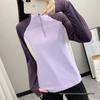 Women's Quick-Drying Fingerless Long-Sleeve Running & Hiking T-Shirt: Breathable & Elastic