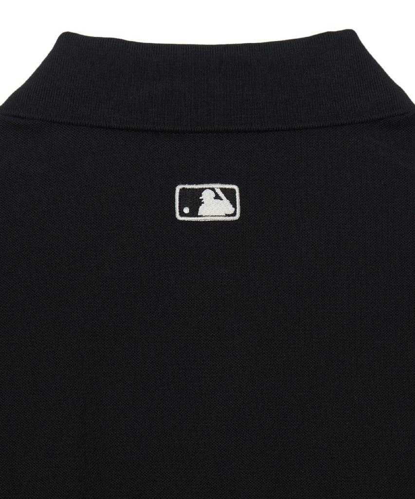 Emelbi Women'S Basic Small Logo Pique Dress Ny (Black)
