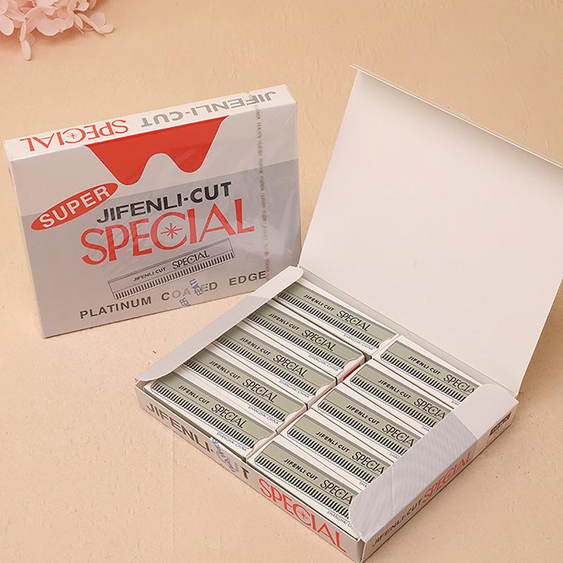 Professionelles Haarschneidemesser Augenbrauen-Trimmesser Edelstahl Multifunktional Scharfe Federklinge Make-up-Werkzeug