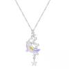Cute Necklace for Best Friend and Simple and Girlfriend Birthday Gift Star River for Girls Collarbone Chain 1PC Light Luxury  Unique