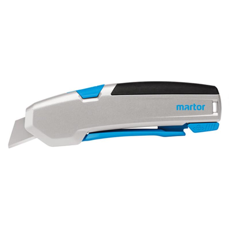 MARTOR 625001 Heavy-Duty Auto-Retract Safety Knife Aluminum
