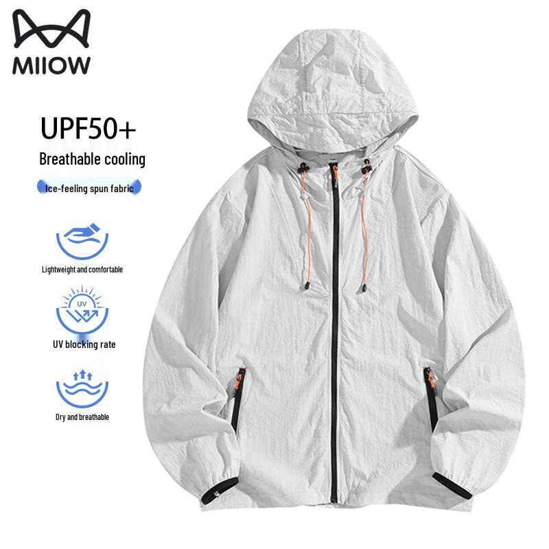 Mao Ren Couple Ice Silk UV Protection Jacket 3XL