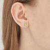 COTOIT_[YOUR WAVE GEM] Earring_Peridot (Green)