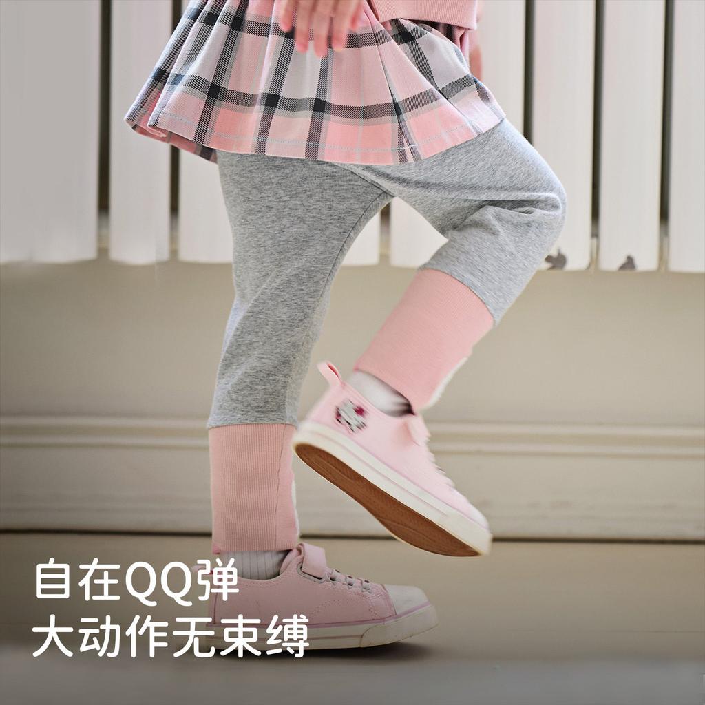 David Bella Girls' Leggings Spring Outfit New Children's Pants Baby Elastic Tight Pants