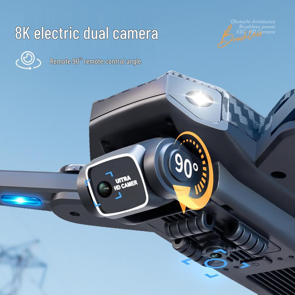 Brushless V162 Drone: 4K HD Optical Flow, ESC & Obstacle Avoidance, RC Aerial Photography Aircraft