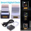 GeekMagic Crystal Cube Holographic Smart Weather Station Desktop Digital WiFi Clock with GIF Animations Desktop Decoration