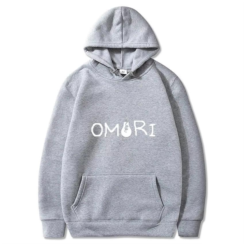 Omori Pullover Hoodie Hooded Pullover Sweatshirt Printed Drawstring Outdoor Trendy Hoodie Fashion Street Casual Men's Wear