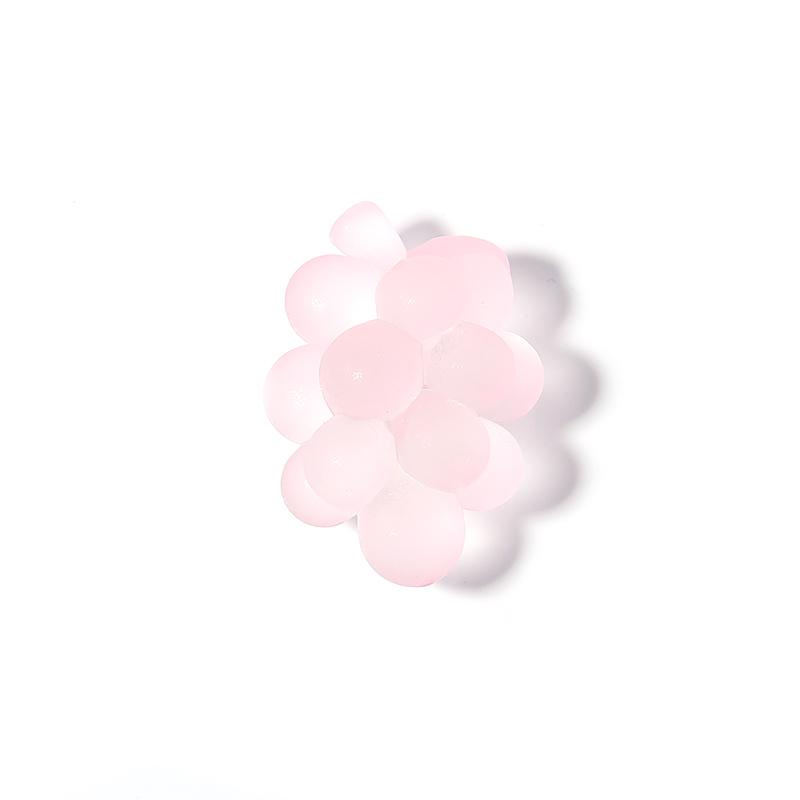 10Pcs Color Acrylic Beads Lovely Grape Shape Loose Spacer Beads for Jewelry Making DIY Bracelet Phone Chain Ornament Accessories