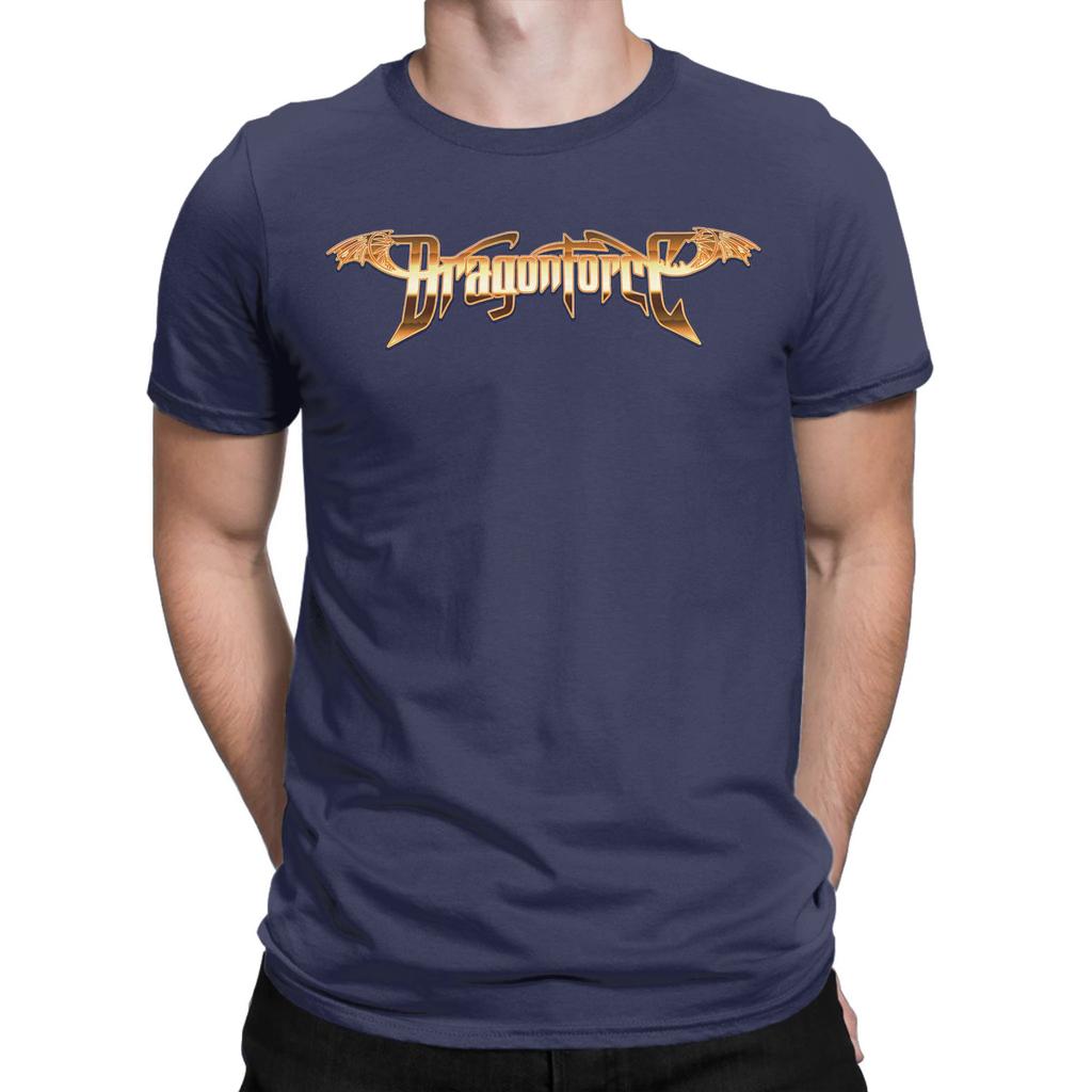 Men Women Graphic Print Dragonforce Rock Metal Band  T Shirt Tee 100% Cotton  T-shirts Clothing
