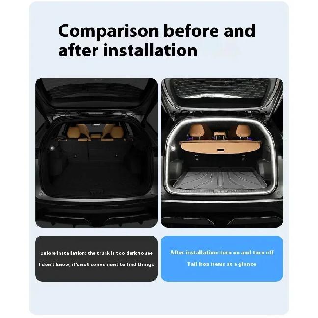 Rear Trunk LED Light Bar Strips Trunk Interior Decorative Lamp Strip Fit for Kia Ceed Cee'd XCeed Auto Interior Accessories